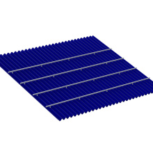 Sistema de montaje solar de techo de estaño industrial de bajo costo 20KW